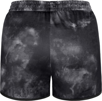 Blevonh Womens 2 In1 Running Athletic Workout Yoga Shorts with Pockets S-XXXL